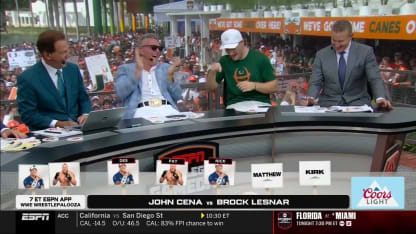 Matthew Tkachuk joins College Gameday