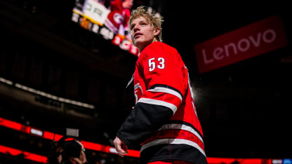 How Canes rookie Jackson Blake is adjusting to life in the NHL