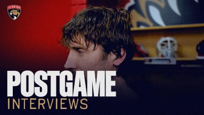 FLA vs. SJS: Bobrovsky (Postgame)