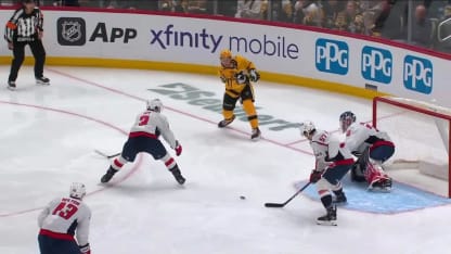 WSH@PIT: Crosby scores PPG against Charlie Lindgren