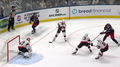 OTT@CBJ: Monahan scores goal against James Reimer