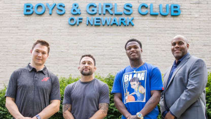 Devils, UFC Visit Boys and Girls Club of Newark