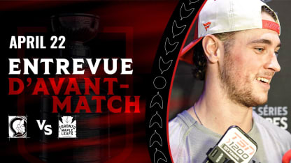 Shane Pinto entrevue d'avant-match contre TOR