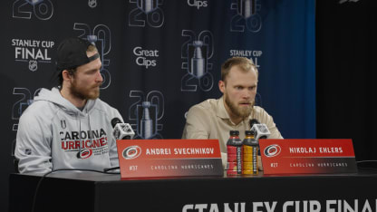 Postgame Quotes: Nikolaj Ehlers and Andrei Svechnikov