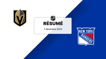 VGK vs NYR | Résumé | 07/12/2025