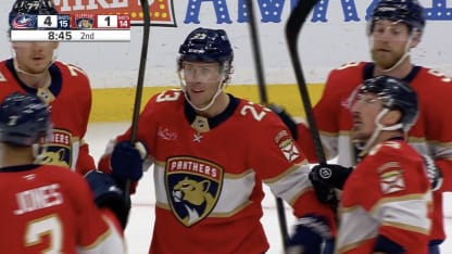 FLA vs. CBJ: Verhaeghe tips in