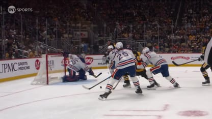 EDM@PIT: Novak scores goal against Tristan Jarry