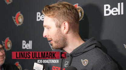 Training Camp: Linus Ullmark Media