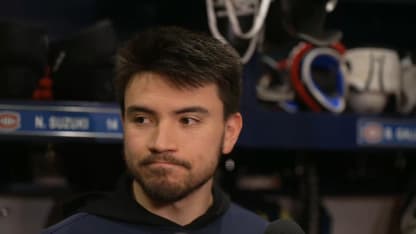 Avant-match c. VGK : Suzuki