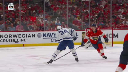 TOR@FLA: Matthews scores goal against Sergei Bobrovsky