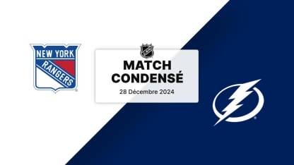 Match condensé : NYR @ TBL 28/12/2024