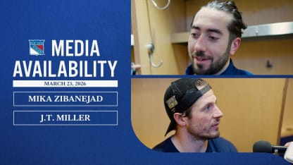 Postgame: Zibanejad and Miller