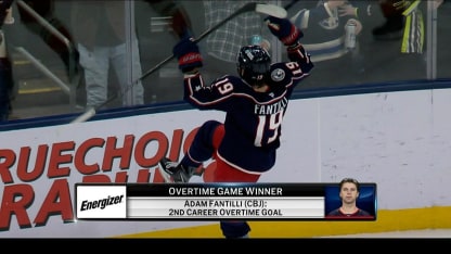 Energizer OT Winner: Fantilli