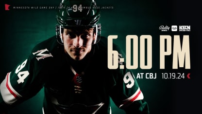 Game Preview Minnesota Wild at Columbus Blue Jackets 101924