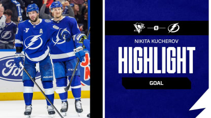 TBL vs. PIT | Kucherov tucks one top shelf 