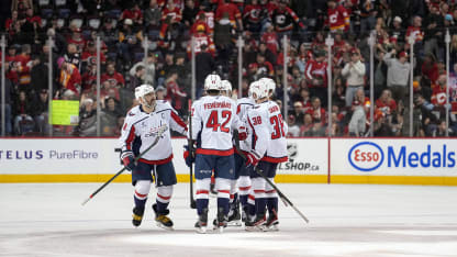 Alex Ovechkin with a Goal vs. Calgary Flames