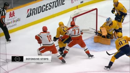 ANA@NSH: Saros with a great save against Frank Vatrano