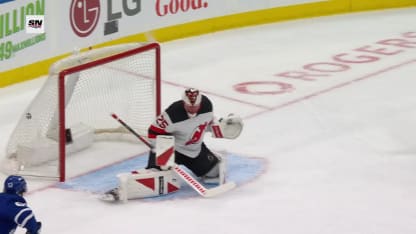 NJD@TOR: McMann scores PPG against Jacob Markstrom