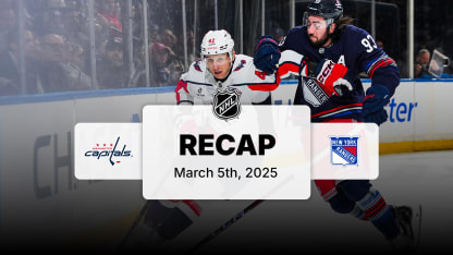 Resumen: WSH 3, NYR F/TE