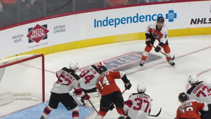 NJD@PHI: Allen with a great save against Sean Couturier