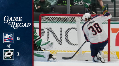 blue jackets Dallas stars game recap October 21 2025