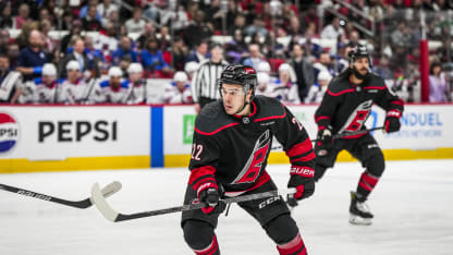 Logan Stankoven fitting in fast with Canes after being other side of NHL trade deadline blockbuster
