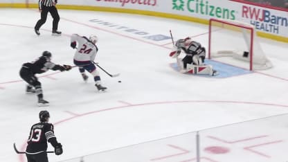 CBJ@NJD: Olivier scores goal against Jacob Markstrom