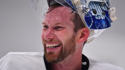 Goaltender James Reimer #47 of the Buffalo Sabres