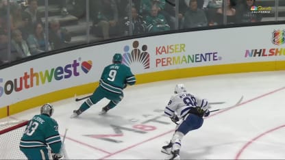 TOR@SJS: Ostapchuk scores goal against Anthony Stolarz