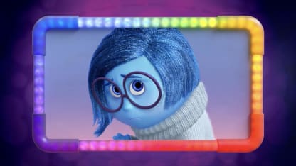 Sadness asks Capitals and Rangers players questions