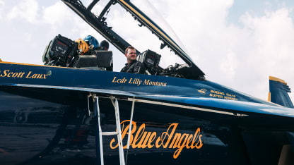 DeBrincat takes ‘once-in-a-lifetime’ flight with Blue Angels