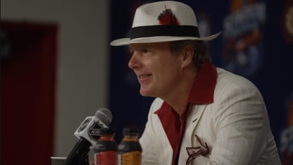 Cooper speak with the media