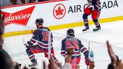 Toews evens it up late