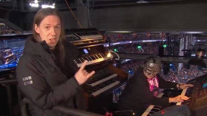 COL@MTL: Tobias Forge at the Habs game
