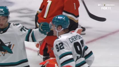 Chernyshov et Celebrini unissent leurs efforts