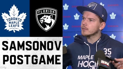 Ilya Samsonov | Post Game | Toronto Maple Leafs