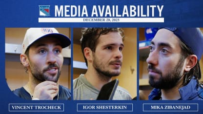 Postgame: Trocheck, Shesterkin and Zibanejad