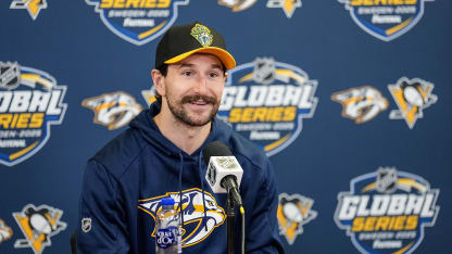 Nashville Predators Arrive in Stockholm