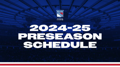 Rangers Announce 2024 Preseason Schedule