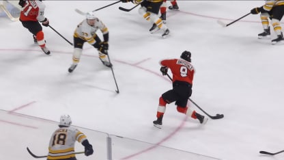 BOS@PHI: Korpisalo with a great save against Tyson Foerster