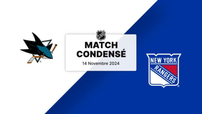 Match condensé : SJS @ NYR 14/11/2024