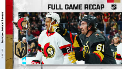 Recap: VGK 4, OTT 1