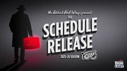 Detroit Red Wings Schedule Release 2025-26