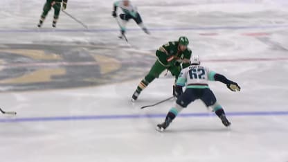 SEA@MIN: Foligno scores goal against Joey Daccord