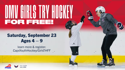 Registration Now Open for Inaugural DMV Girls Try Hockey for Free Day at 14 Local Hockey Rinks