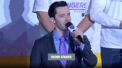 Strader sings national anthem