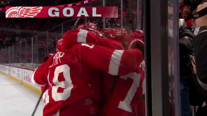 DeBrincat ties it off of an insane bounce