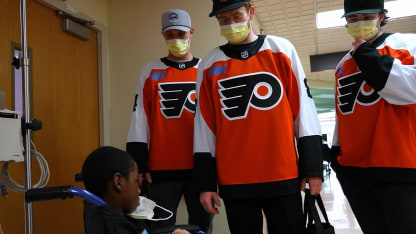 Flyers Visit St. Christopher's Hospital