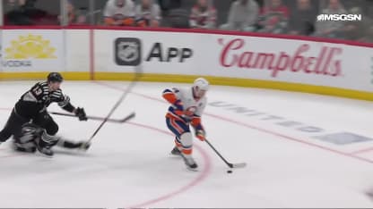 NYI@NJD: Horvat scores goal against Jake Allen