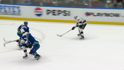 LAK@VAN: Byfield scores goal against Kevin Lankinen